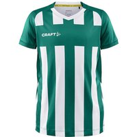 CRAFT Progress 2.0 Stripe Trikot Kinder 651900 - team green/white 158/164 von Craft