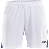 CRAFT Progress Contrast Shorts Damen 5900 - white/club cobolt L von Craft