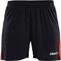 CRAFT Progress Contrast Shorts Damen 9430 - black/bright red S von Craft