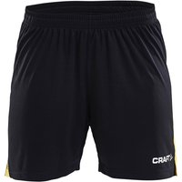 CRAFT Progress Contrast Shorts Damen 9552 - black/sweden yellow L von Craft