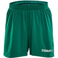 CRAFT Progress Contrast Shorts Kinder 1651 - team green/white 146/152 von Craft