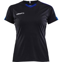 CRAFT Progress Contrast Trikot Damen 9346 - black/club cobolt XL von Craft