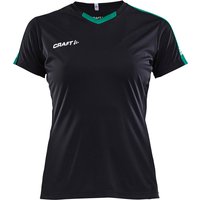 CRAFT Progress Contrast Trikot Damen 9651 - black/team green L von Craft