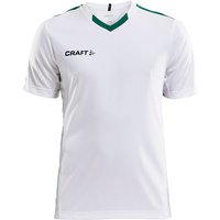 CRAFT Progress Contrast Trikot Herren 3900 - white/team green 3XL von Craft