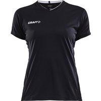 CRAFT Progress Practise Trainingsshirt Damen 9900 - black/white XL von Craft