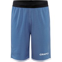 CRAFT Progress Reversible Basketballshorts Kinder 346900 - club cobolt/white 134/140 von Craft