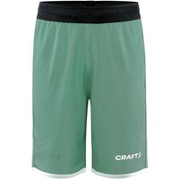 CRAFT Progress Reversible Basketballshorts Kinder 651900 - team green/white 134/140 von Craft