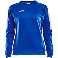 CRAFT Progress Round-Neck Sweatshirt Damen 346900 - club cobolt/white XS von Craft