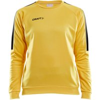 CRAFT Progress Round-Neck Sweatshirt Damen 552999 - sweden yellow/black M von Craft