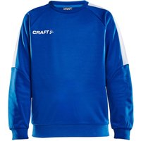 CRAFT Progress Round-Neck Sweatshirt Kinder 346900 - club cobolt/white 134/140 von Craft