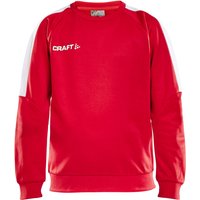 CRAFT Progress Round-Neck Sweatshirt Kinder 430900 - bright red/white 134/140 von Craft