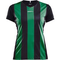 CRAFT Progress Stripe Trikot Damen 9651 - black/team green S von Craft