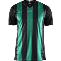 CRAFT Progress Stripe Trikot Herren 9651 - black/team green 3XL von Craft