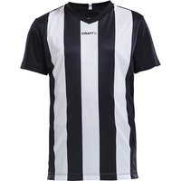 CRAFT Progress Stripe Trikot Kinder 9900 - black/white 146/152 von Craft