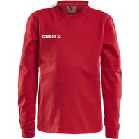 CRAFT Progress Torwart Sweatshirt Kinder 430900 - bright red/white 122/128 von Craft