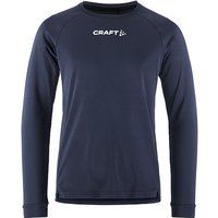 CRAFT Rush 2.0 langarm Trainingsshirt Kinder 390000 - navy 134/140 von Craft