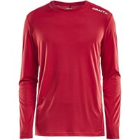 CRAFT Rush Langarmshirt Herren 430000 - bright red XS von Craft