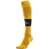 CRAFT Squad Contrast Stutzenstrümpfe 1552 - sweden yellow 31-33 von Craft