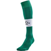 CRAFT Squad Contrast Stutzenstrümpfe 1651 - team green 34-36 von Craft