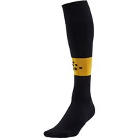 CRAFT Squad Contrast Stutzenstrümpfe 9552 - black/sweden yellow 40-42 von Craft