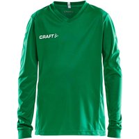 CRAFT Squad Solid langarm Trikot Kinder 1651 - team green 146/152 von Craft