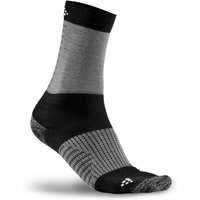 CRAFT XC Training Socken Herren 999975 - black/dk grey melange 46-48 von Craft