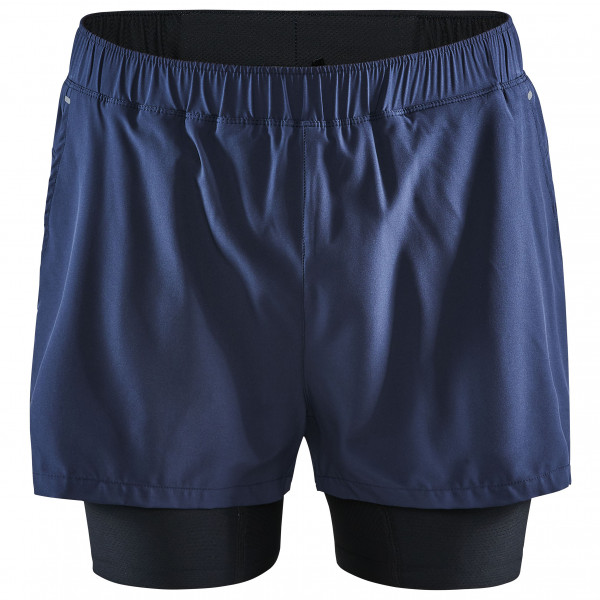 Craft - ADV Essence 2-in-1 Stretch Shorts - Laufshorts Gr M blau von Craft