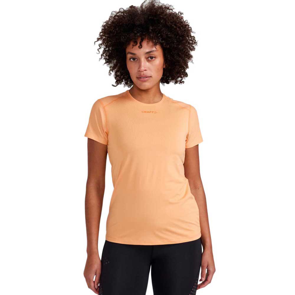 Craft Adv Essence Slim Short Sleeve T-shirt Orange XS Frau von Craft