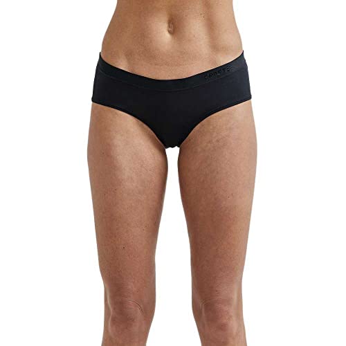 Craft CORE Dry Hipster W | Sport Hipster Damen S | Black | Atmungsaktive Sportunterwäsche für Damen | Quick Dry Hipster Unterwäsche Damen | Soft Touch Funktionsunterwäsche Damen von Craft