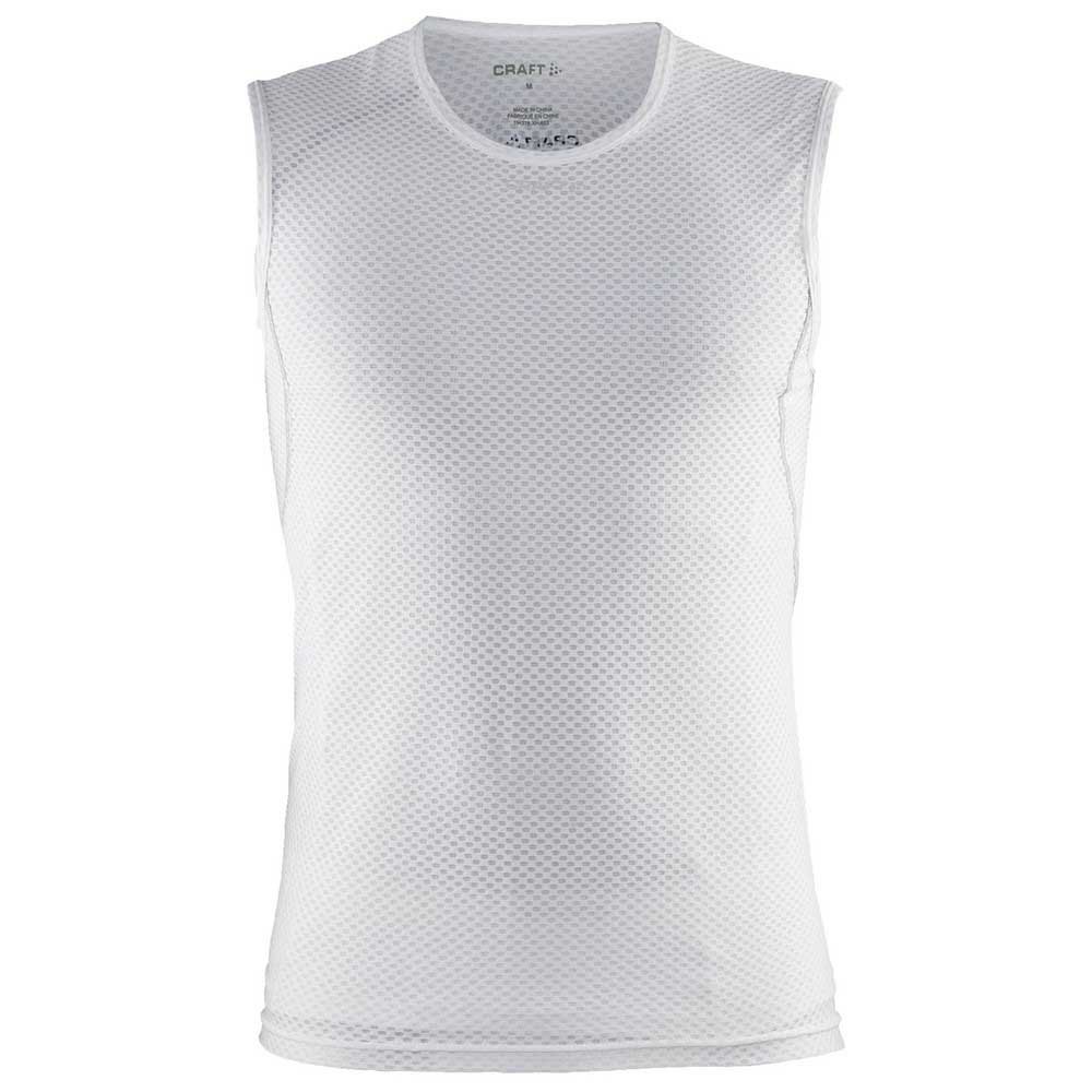Craft Cool Mesh Superlight Sleeveless T-shirt Weiß M Mann von Craft