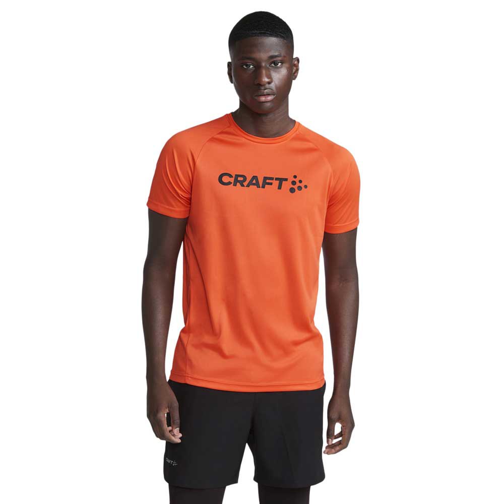 Craft Core Essence Logo Short Sleeve T-shirt Orange L Mann von Craft