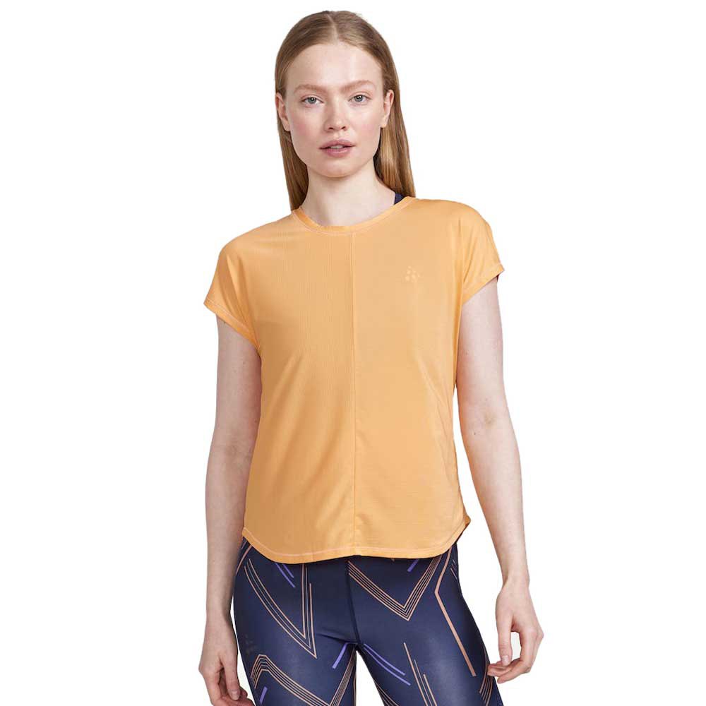 Craft Core Essence Short Sleeve T-shirt Orange L Frau von Craft