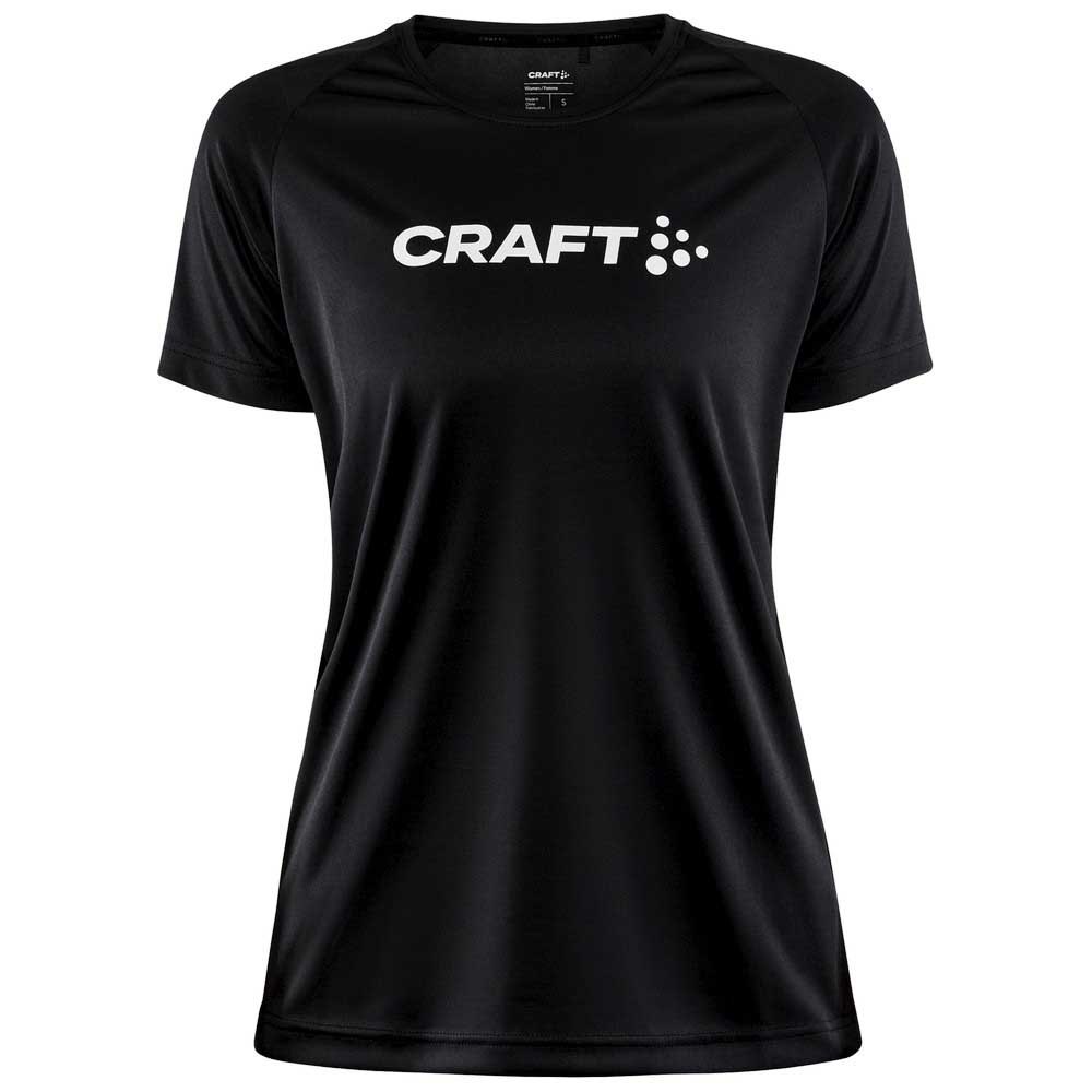 Craft Core Unify Logo Short Sleeve T-shirt Schwarz M Frau von Craft