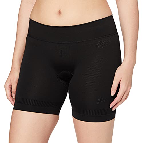 Craft Damen Fuseknit Bike Boxer W Baselayer | Fahrrad Unterhose Gepolstert | Radlerhose Damen | Fahrrad Unterwäsche Frauen | Gr. XS-XXL von Craft