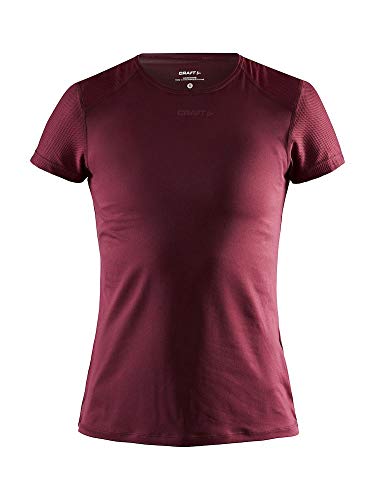 Craft Damen Training Wear Advanced Essence Short Sleeve Slim Trikots, Rio, M von Craft