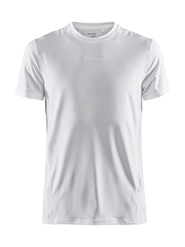 Craft Herren ADV Essence Ss Tee T-Shirt, White, S von Craft