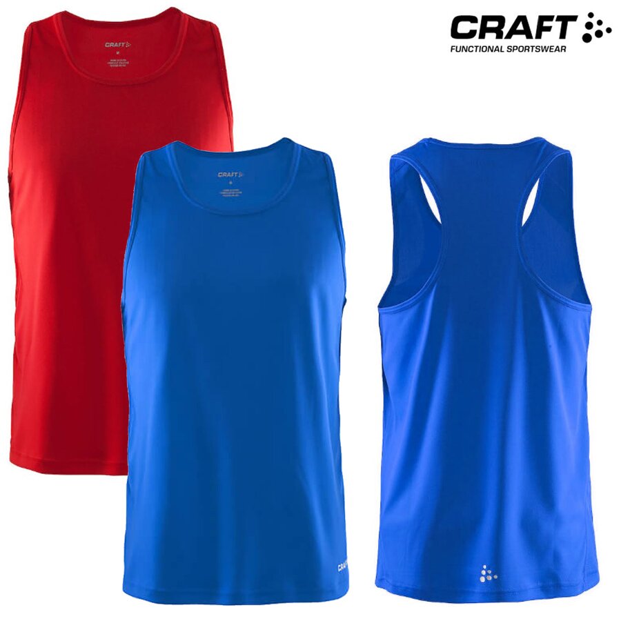 Craft - Herren Sport MIND SINGLET Shirt Muskelshirt, Trainingsshirt von Craft