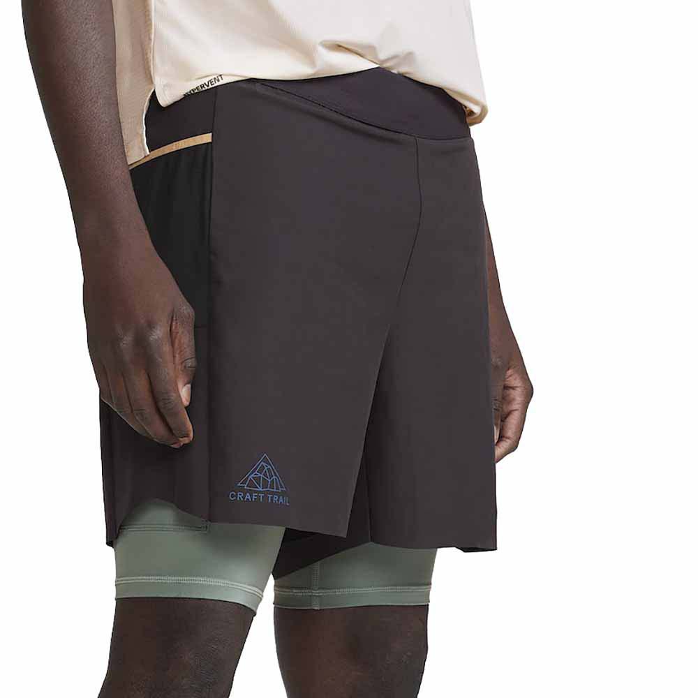 Craft Pro Trail 2-in1 Shorts Grau M Mann von Craft