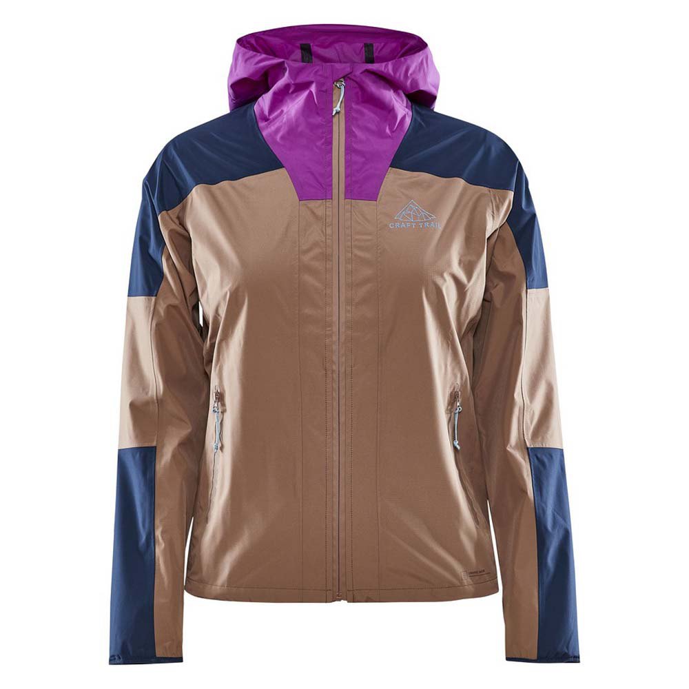 Craft Pro Trail Hydro Jacket Braun L Frau von Craft