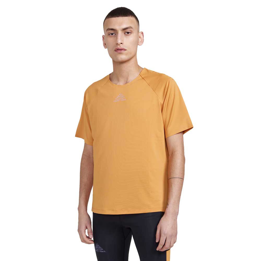 Craft Pro Trail Short Sleeve T-shirt Orange M Mann von Craft