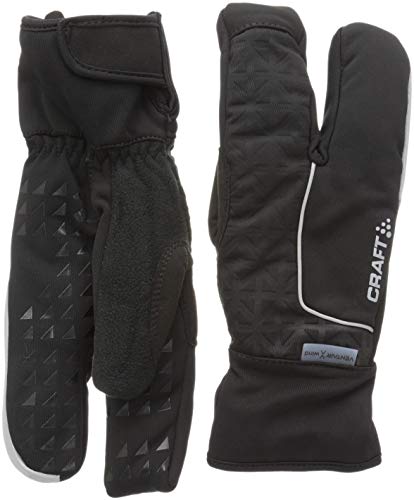 Craft Siberische Handschuhe 3 Finger Ski Langlauf Unisex Erwachsene, Schwarz, FR: L (Größe Hersteller: 10 L) von Craft