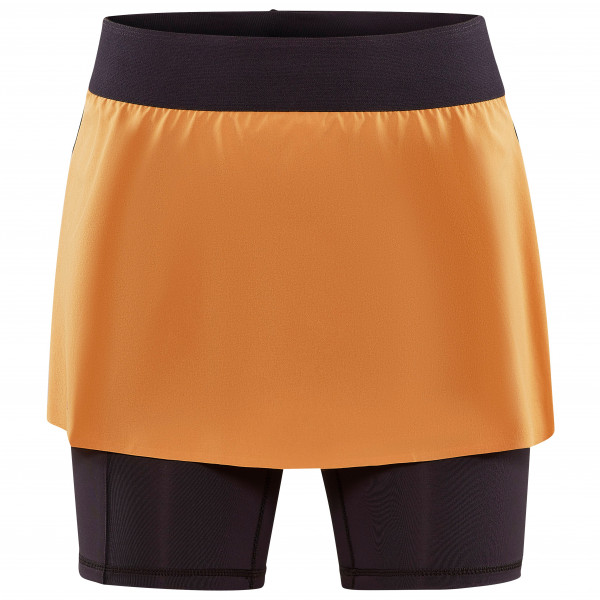 Craft - Women's Pro Trail 2In1 Skirt - Laufshorts Gr L;M;S;XL;XS;XXL beige;orange von Craft