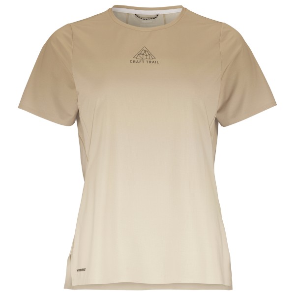 Craft - Women's Pro Trail S/S Tee 2 - Laufshirt Gr XL beige von Craft