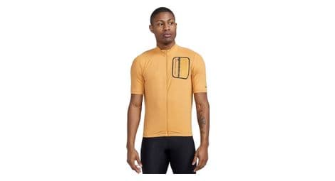 craft adv gravel orange sand kurzarmtrikot von Craft