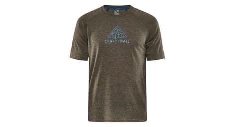 craft adv trail wool short sleeve t shirt khaki von Craft