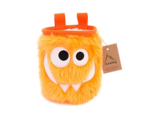 Crafty Climbing - Tangerine Foodie Monster (Chalkbag), Modell:Tangerine Foodie Monster von Crafty Climbing