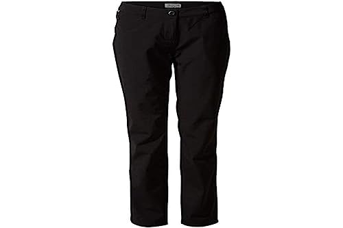 Craghoppers Damen KiwPro Sshell TRS Trousers, Black, 8 Long von Craghoppers