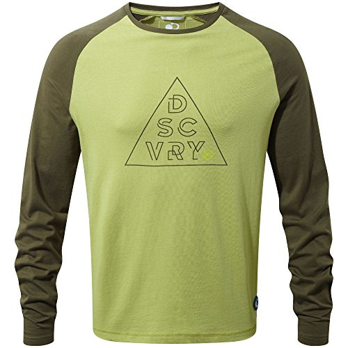 Craghoppers Herren Discovery Adventures Langarm T-Shirt, Spiced Lime, XXL von Craghoppers