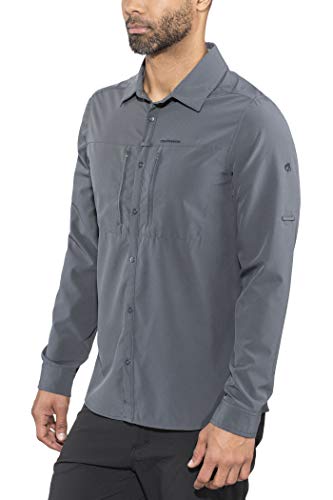 Craghoppers NosiLife Herren Hemd NL Pro LS Shirt mit UV Schutz 50+, Größe:XXL, Farbe:Ombre Blue von Craghoppers