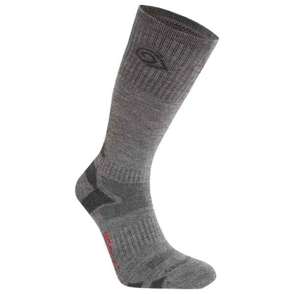 Craghoppers - Nosilife Adventure Woll Socken - Wandersocken Gr 39-42 grau von Craghoppers